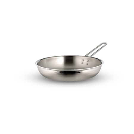 Bon Chef Country French-Two Tone S/S Saute Panskill W/ Lng Hndl No Cov 11"Dx21/8"H 71/2" Lng Hndl 2Qt 12Oz 60308-2ToneSS